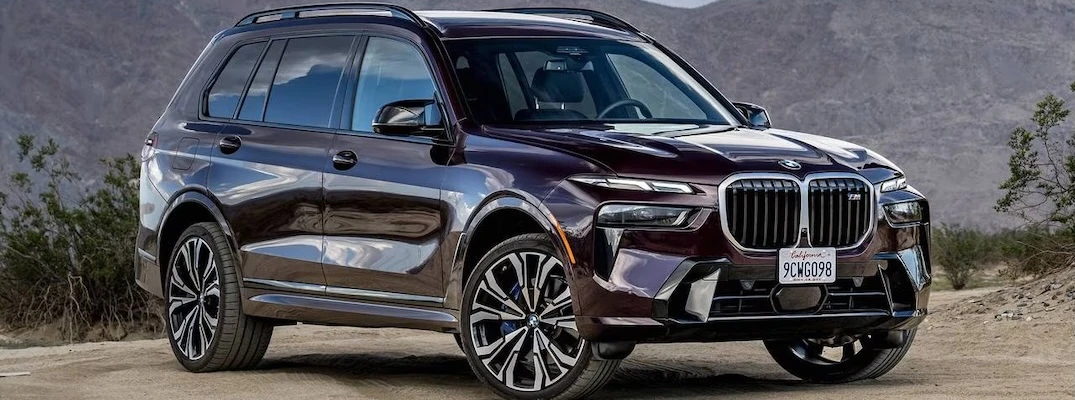 A black 2025 BMW X7.
